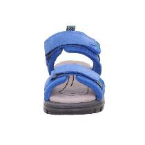 Superfit 1-606183 Çocuk Mavi Cırtlı Sandalet